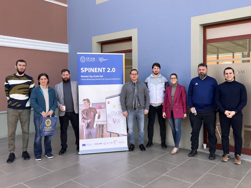 colinn_as's tweet photo. Soon! We are launching our online mentoring platform on #SportsTech entrepreneurship for young people 🚀🤾‍♂️. 
We held our @SPINENT_2 project meeting in #Murcia hosted by @UCAM_CAFD. 🇪🇸🇳🇴🇵🇱🇧🇪🇪🇺 https://t.co/a9QBHzryZ4