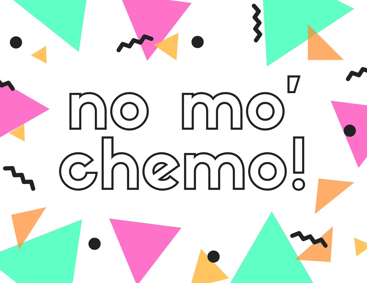 aprilandcats's tweet photo. Today is the day! Last round (#14) of T-DM1 aka Kadcyla chemo! Woohoo!
#nomochemo #CANCERSUCKS #buzzoffbreastcancer 🐝🖤💛
@ThanksCancer @StupidCancer https://t.co/gmrl5kxb6F