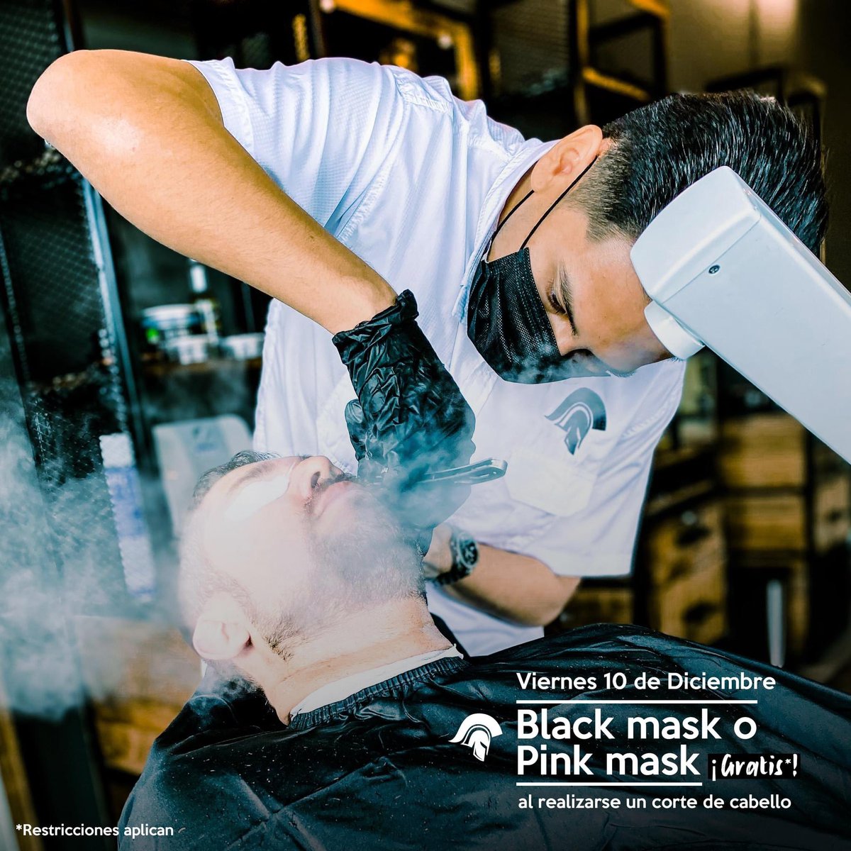 spartabarberlab's tweet photo. Visítanos este Viernes 10 de Diciembre y disfruta de una Black Mask o Pink Mask Gratis al realizarte un corte de cabello con nosotros. 😎✅ También tendremos heladas gratis
👉 Nos estarán acompañando de las marcas Hairevolution, Level3 y Clubman #barbershopsv https://t.co/6vBmWkHpQb