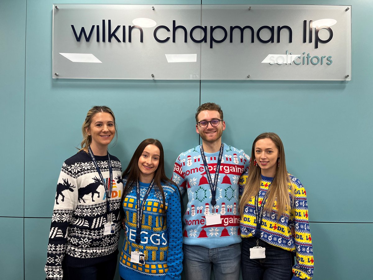 WCllpSolicitors's tweet photo. 🎄#ChristmasJumperDay (supermarket edition) came a day early for us this year! Obviously being a #lawfirm, we're debating who has the best jumper... 

Who has your vote?
🎄@AldiUK 
🥐@GreggsOfficial
🏡@homebargains
🔴@LidlGB 

Please cast your votes in the comment using emojis! https://t.co/mPpLVN2Jd8