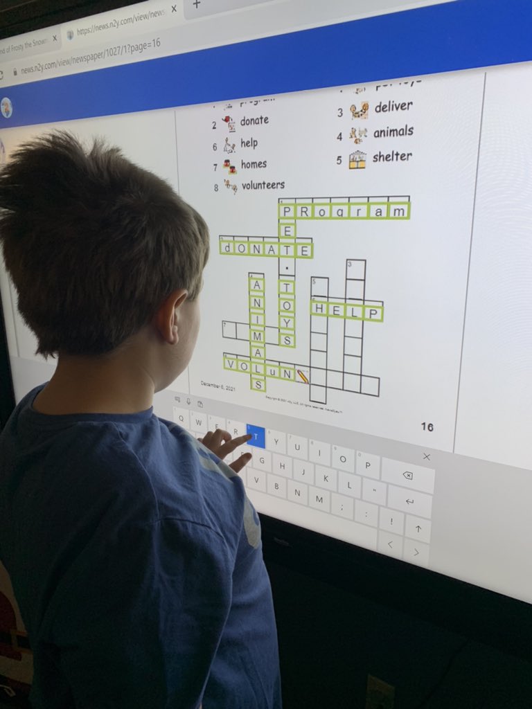 MrsStone2019's tweet photo. Learning about the Santa Paws organization and reviewing the vocabulary! Unique Learning Systems makes it fun! Grateful our district provides RISE with such a great curriculum! https://t.co/uOp1eBN2EU