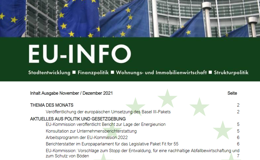 DV_Stadt's tweet photo. 🇪🇺Neue Ausgabe #EUInfo ist online🇪🇺
Thema des Monats: Alle Details zu Änderungen an der Eigenkapitalrichtlinie und an der Eigenkapitalverordnung durch Basel III-Paket für Anreize für mehr Nachhaltigkeit.
Das und viele weitere Themen hier:
👉https://t.co/NK3x9ol8IZ https://t.co/8xfWN01mkM