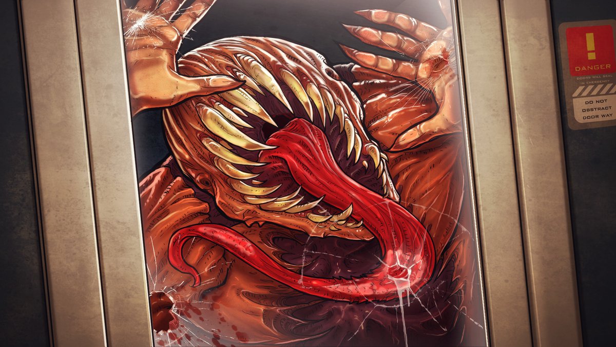 BlackNymphArt's tweet photo. Thumbnail created for the video  SCP-303 The Doorman, from the #youtube channel, SCP - Explained.
Take a look at the video at this link:
https://t.co/SnZPY3euIc
#thumbnail #scpexplained #scp #animation #illustration #collaboration #video #horror #sifi https://t.co/eesDD7Zi3t