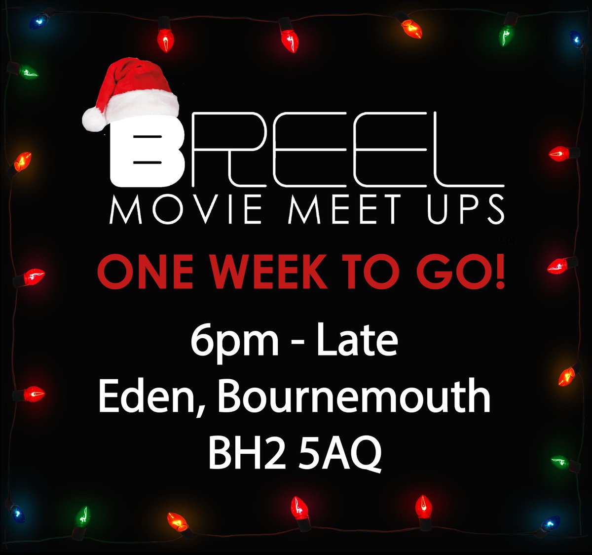 One week to go to get into the festive spirit, B-Reelers! Come along and say hello-ho-ho, or risk coal in your stocking this year🎅🎄🎁