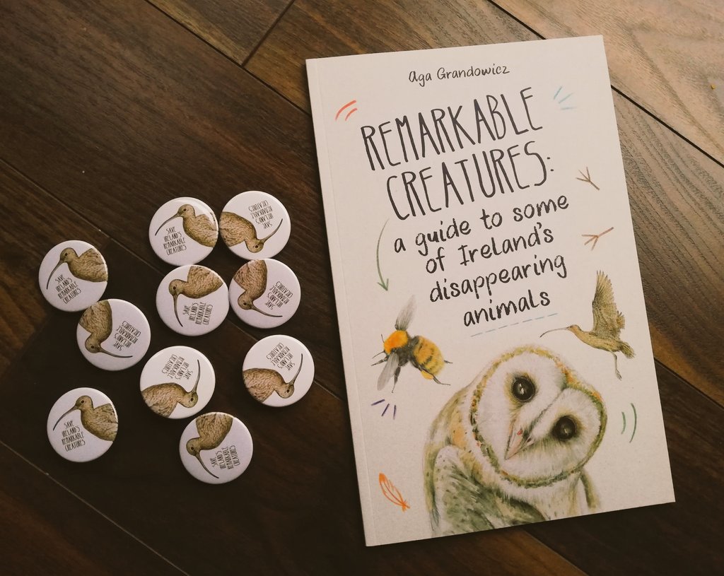 AgaGrandowicz's tweet photo. Just realised I still have some badges left to accompany the #RemarkableCreaturesBook :)
They'll be added to the next 10 orders.
And remember - if you're buying this book as a Xmas present, you will get a lovely robin card :)
Visit https://t.co/KZm4Q5fPvL https://t.co/XVwVU5tqf9