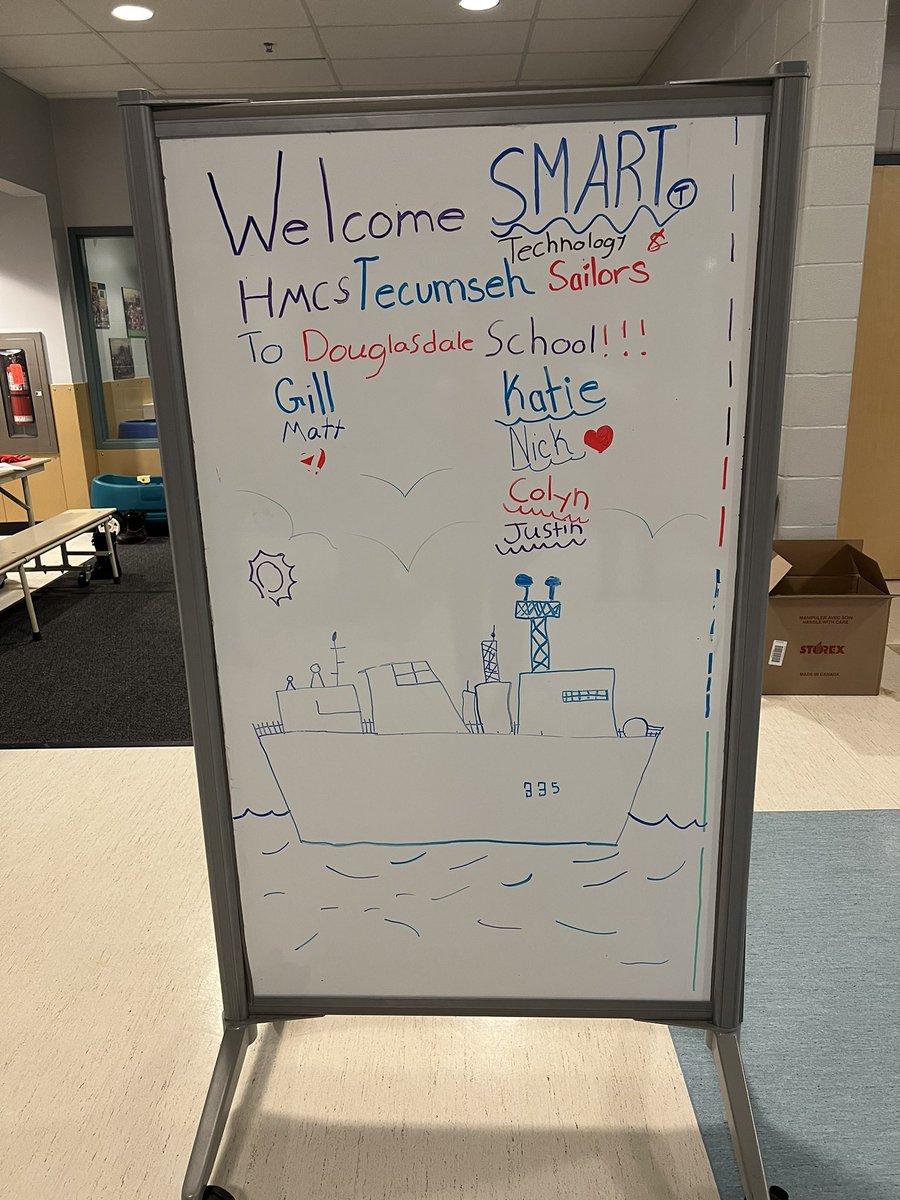 SMART_Tech's tweet photo. We’re so thrilled to be visiting @yyCBEdu Douglasdale School today as we explore the amazing Ship to Shore @RoyalCanNavy program with grade 4! We can’t wait to share this amazing project with you.  #ConnectionsThatMatter #yyc https://t.co/WqeYjUeqyU