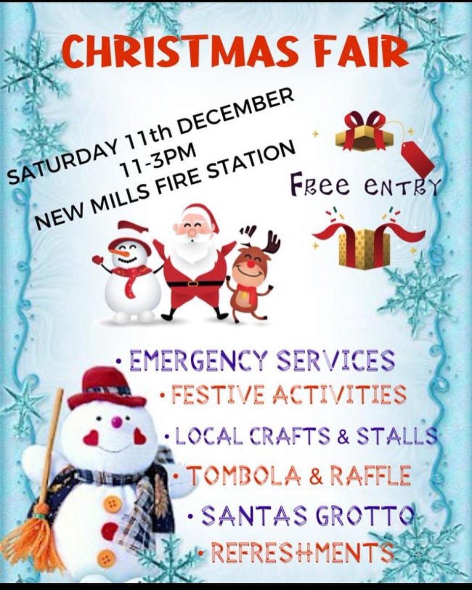 ⛄️🎅🏻⛄️🎅🏻⛄️🎅🏻⛄️🎅🏻

Why not come along to our Christmas fair this Saturday…

<a href="/VisitNewMills/">Visit New Mills</a> <a href="/vpdd/">Visit Peak District & Derbyshire</a>