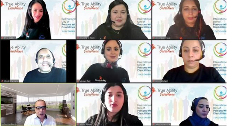 TrueAbility_Mor's tweet photo. What an amazing True Ability event today in Morocco celebrating #IDPWD21. A huge pleasure hosting @mamin624  as TA exec. sponsor sharing his inspiring views on technology aiming to enhance ALL Humans progress! “I am not different from you I am different like you” is our takeaway! https://t.co/PBWNpfppFX
