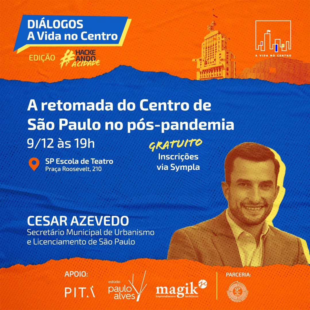 smul_sp's tweet photo. O retorno das atividades econômicas já começou em São Paulo!
O Secretário da SMUL, Cesar Azevedo, participa hoje de encontro do blog @avidanocentro para falar dos projetos para o centro pós-pandemia.
Inscreva-se: https://t.co/WczLNM7x2D
#smulSP #centroSP #avidanocentro @prefsp https://t.co/At4xrj1ZoK