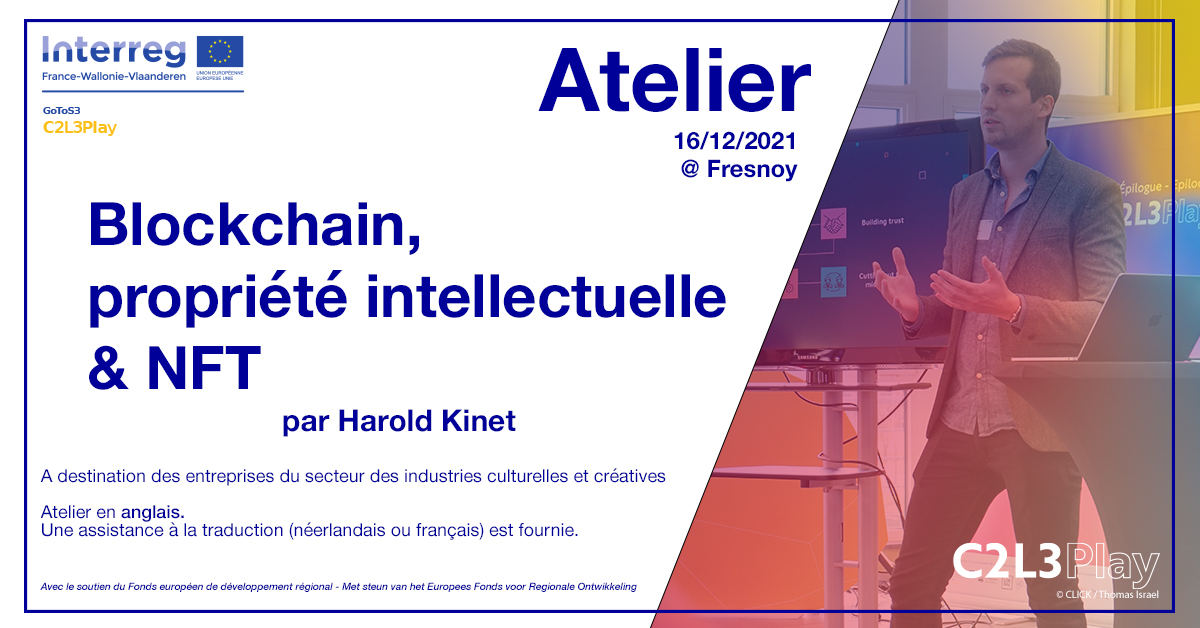 Vous n'êtes pas là le 14 pour écouter <a href="/HaroldKinet/">Harold</a> vous parler de la Blockchain &amp; des NFTs ? Alors, rendez-vous le 16 décembre à Tourcoing pour participer à l'atelier !

📍Où ? <a href="/lefresnoy/">Le Fresnoy -Studio national des arts contemporains</a> 
 ⏰Quand ? Le mardi 14 décembre (9.00 - 12.00)