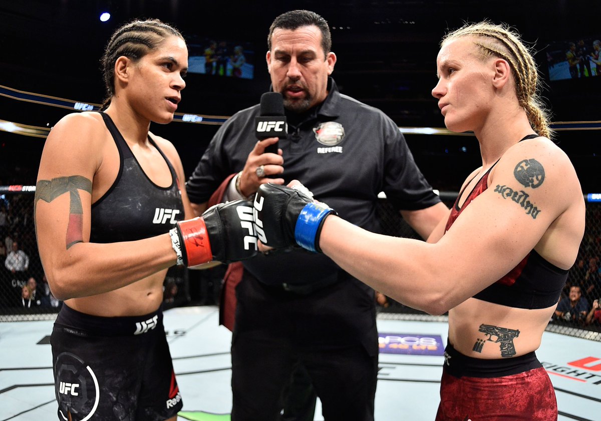 MMAFighting's tweet photo. Dana White not interested in Amanda Nunes vs. Valentina Shevchenko 3: ‘I don’t see much point in it’ (@DamonMartin)  https://t.co/hik40bDASz https://t.co/G8JOWo4XZX