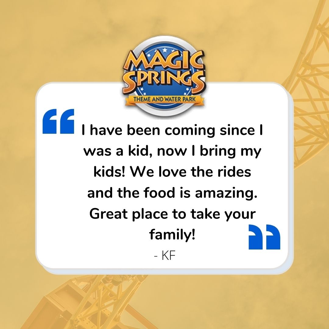 We love hearing your stories and memories of Magic Springs and reminiscing with you! 😍🌊🎢 What is your favorite Magic Springs attraction, past or present? 👇 Let us know in the comments!