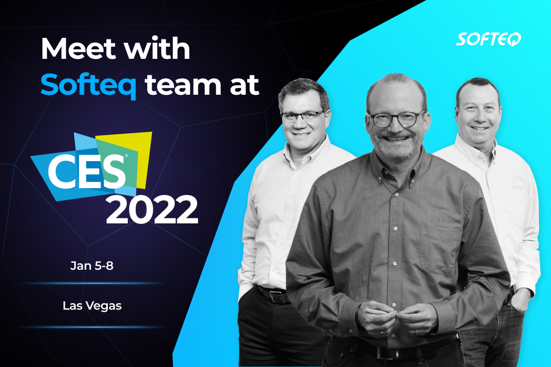 Great news! Softeq is coming to #CES2022!🚀

We are pleased to announce that the Softeq team will attend CES 2022 in Las Vegas, January 5-8.