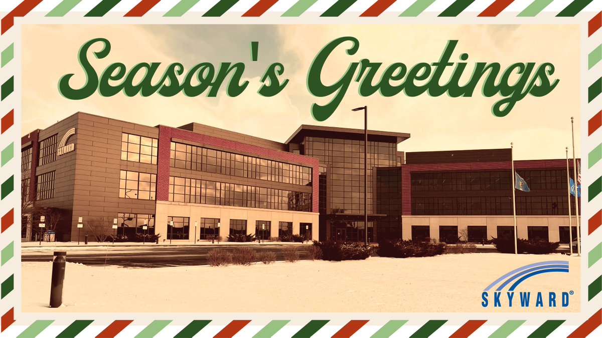 Skyward_Inc's tweet image. Season’s greetings from the Skyward Team ⛄ 

#ChristmasCardDay