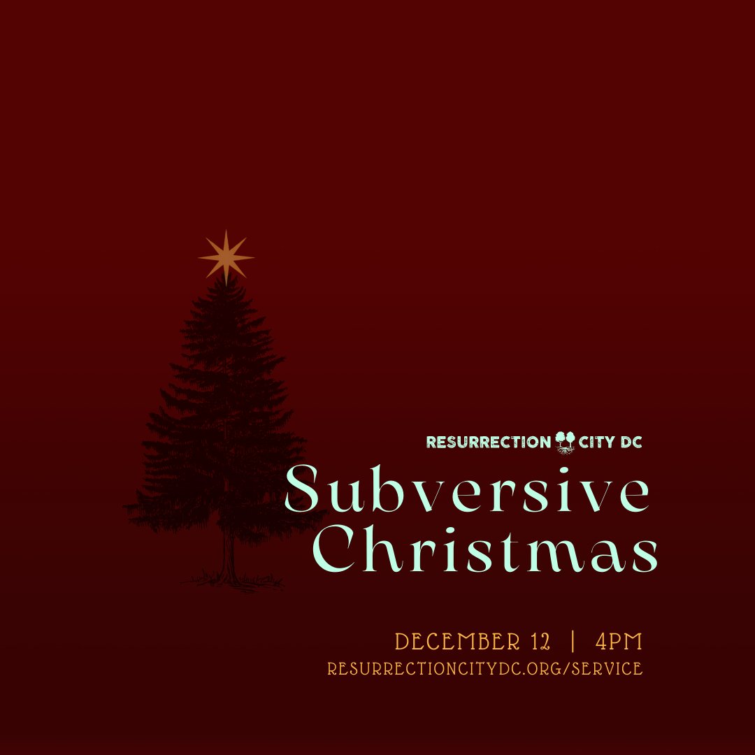 The stories of Christmas are often sentimentalized &amp; detached from their rich meanings becoming mere ornaments in a season of rampant consumerism. We're reconnecting to the radical, subversive roots of Christmas &amp; its profound message of a new world coming