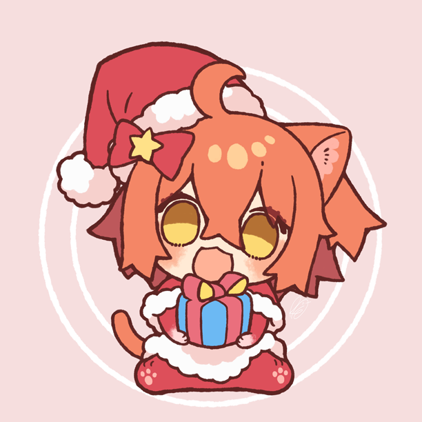 ぐだ子 「ぐだにゃんこサンタ 」|けぴのイラスト