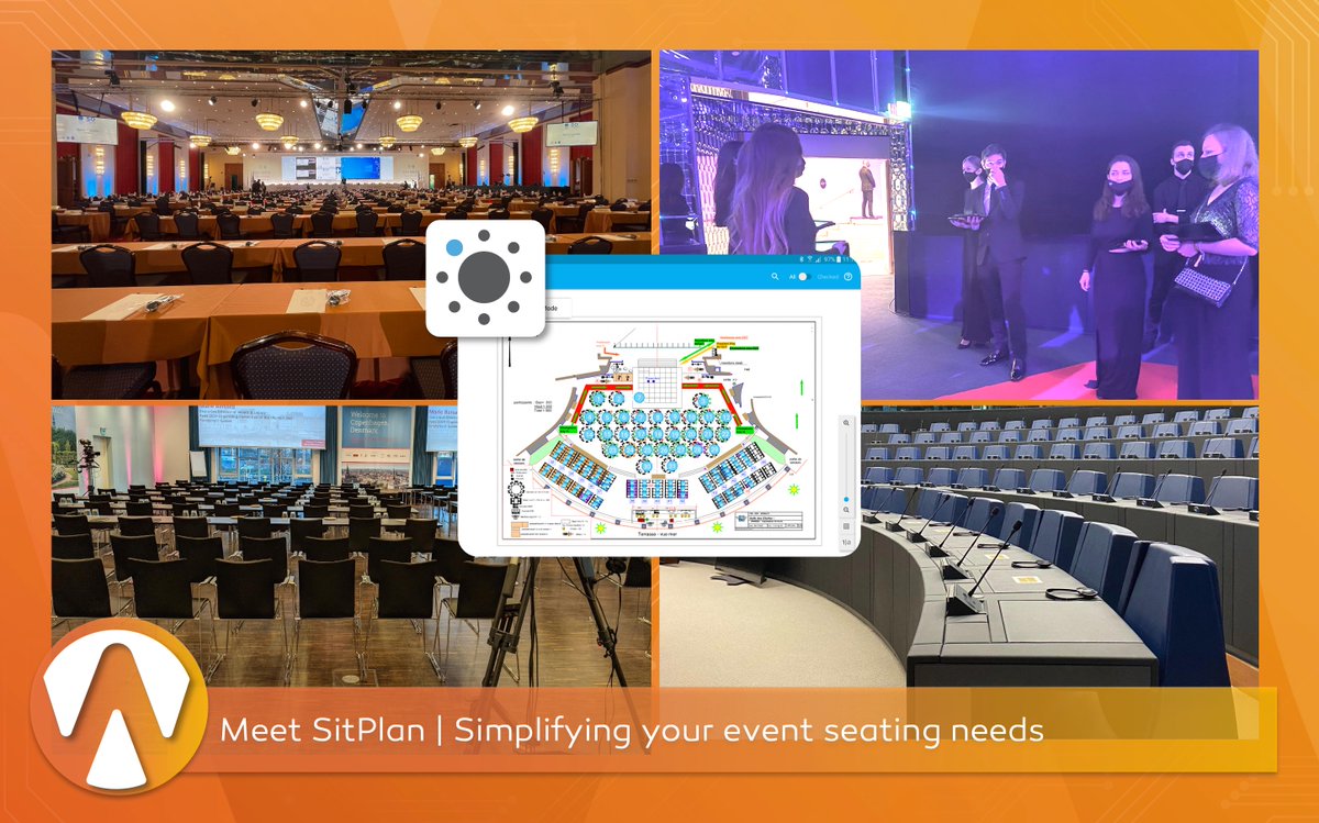 wizteamCH's tweet photo. Do you spend too much⏰planning where people should sit at your congress? Meet SitPlan – an integrated #EventWorks companion app made to build and deliver on complex seating plans at your next big event. Read more in our latest post 👉 https://t.co/NI5ibSulFz https://t.co/icNreFSbQI