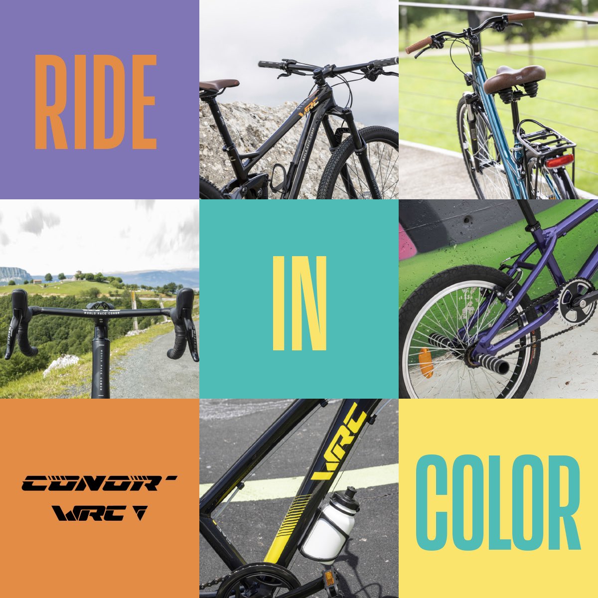 ConorBikes's tweet photo. La bicicleta refleja la identidad de quien la conduce…Por eso en Conor hay una bicicleta para cada persona. ¡Permaneced atentos a nuestras redes para descubrir los nuevos modelos de la colección 2022!🚲

#genteConor #genteWRC #rideincolor #bike #bicycle https://t.co/vpv2JejOXk