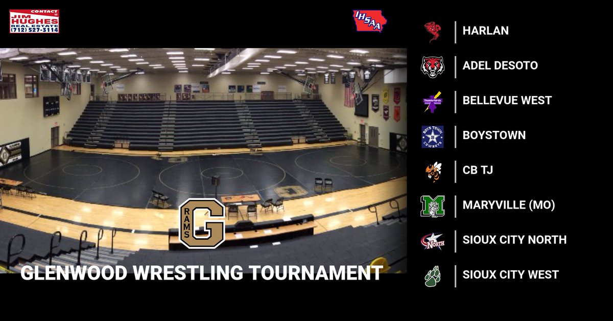 Looking forward to hosting our 1st annual Glenwood Wrestling Tournament on December 18th at 10! We will have a girls division as well as a traditional wrestling tournament. Email bissenj@glenwoodschools if you want to send a team or girls to the Tournament!