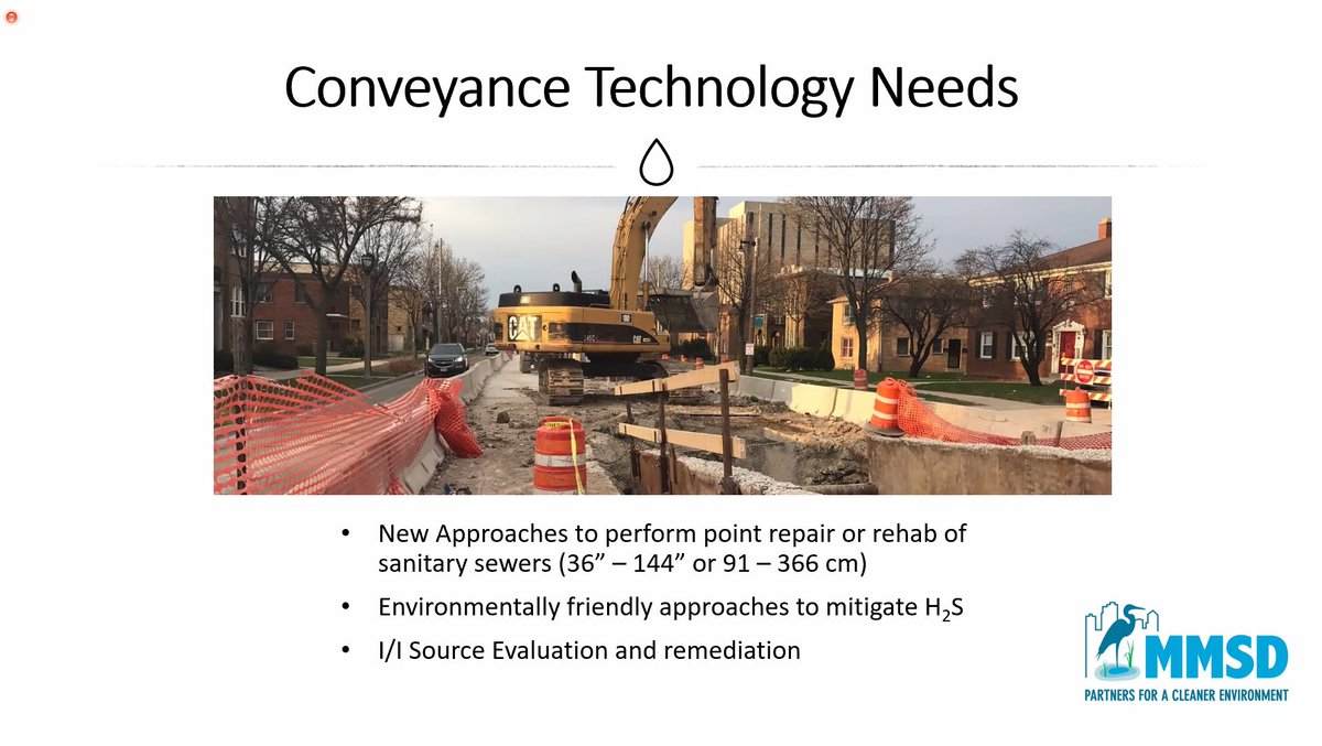 EUTechbridge's tweet photo. #EUTechbridge #webinar 💻
Discovering the @MMSD_MKE's #innovation needs in the #wastewater and #sewerage sectors: they seek tecnologies in the areas of #conveyance, #treatment #facilities and #stormwater management💧 stay tuned to learn how to get involved! 🚀 https://t.co/D8QXPp54Vo
