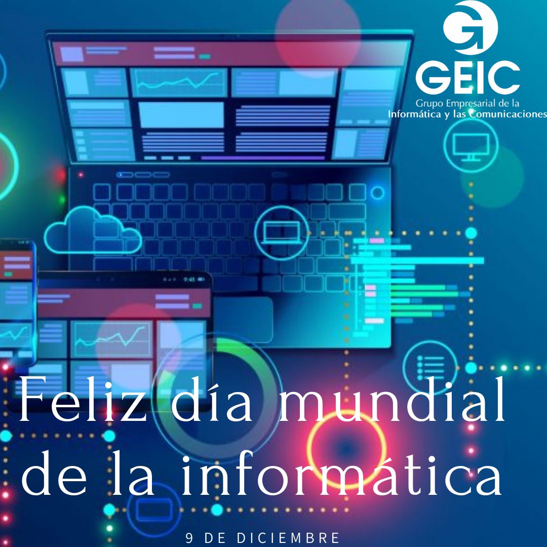 dianelisborrego's tweet photo. 9 de diciembre | Día mundial de la informática 
Muchas felicidades a todos los informáticos, en especial a los que trabajan cada día informatizando la sociedad cubana y pertenecen a las #EntidadesIntegradas al @GEIC_DICE https://t.co/tFQjEucjq3