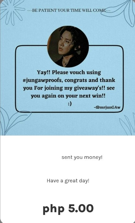 9YUWIS's tweet photo. received tysm po !! @mrjunGAw #jungawproofs
#JungAw https://t.co/4Xuz5RjdgJ