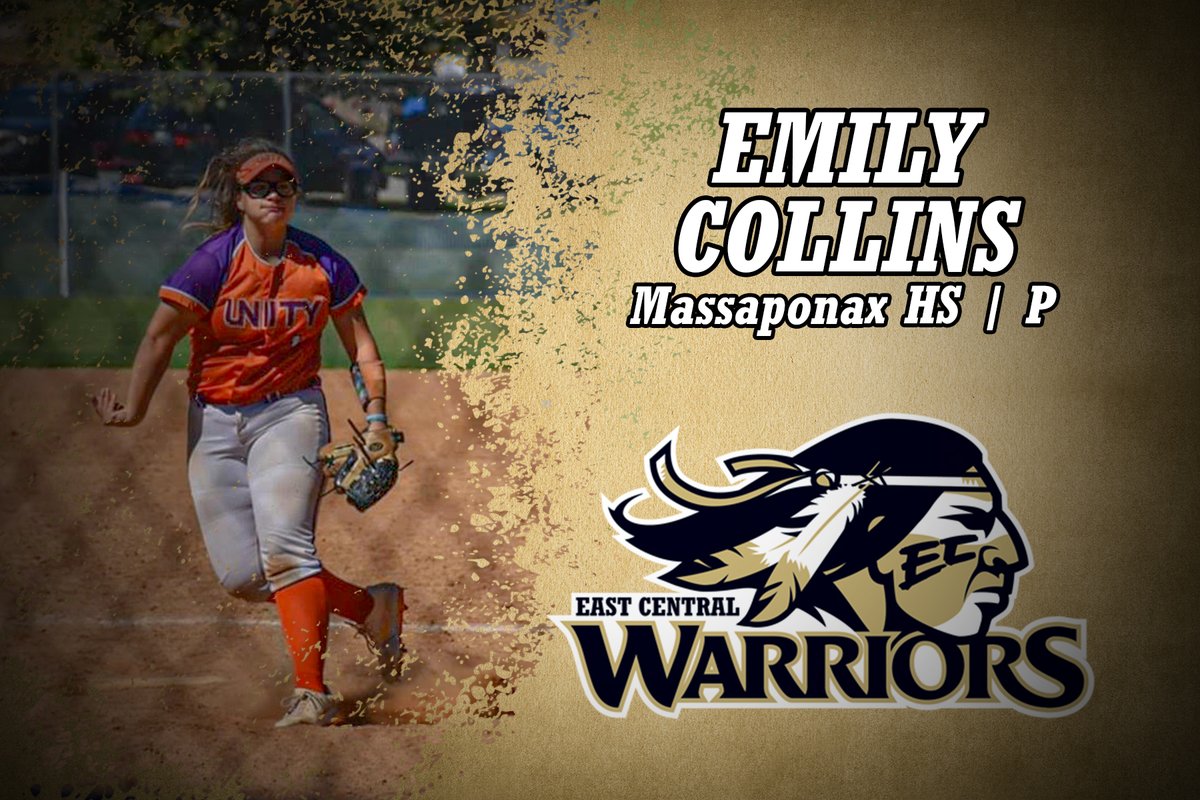 ECCCAthletics's tweet image. Welcome our newest member of the @ECCCSoftball team, Emily Collins!

#WarriorStrong
