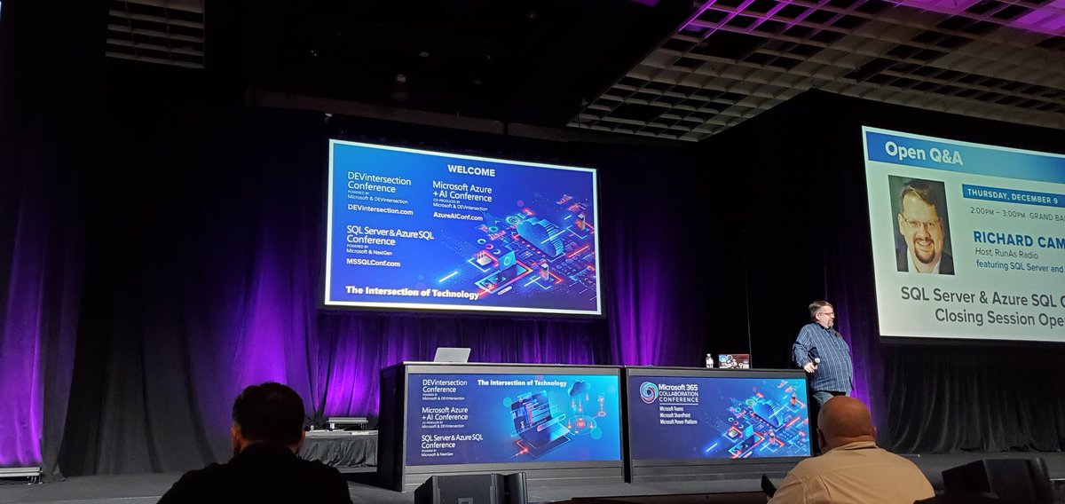 C'mon <a href="/M365CONF/">The Microsoft 365 Community Conference</a> attendees... I know the party was last night and Elvis had us singing, but don't miss <a href="/Karuana/">Karuana Gatimu #Community #Copilot #BetterTogether</a> <a href="/danholme/">Dan Holme</a> <a href="/stephenlrose/">Stephen L Rose (he/him)</a> for the #Keynote starting now!