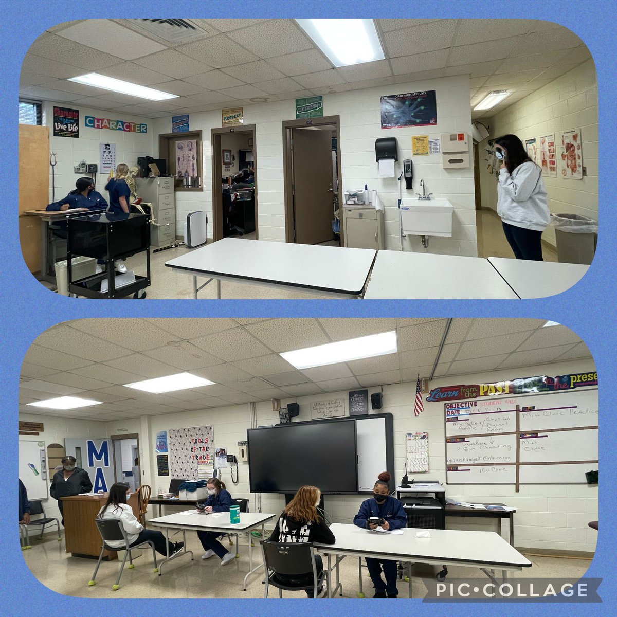 NHREC_CTE_BF's tweet photo. Medical Assisting students are providing physicals for volunteers in their 2-day clinic. All volunteers today received professional, patient-centered care. ๐ฅThey did such an awesome job!โจ#NHREC #NewHorizonsCTE #BoldlyGoing #BoldlyServing #WeAreNewHorizons
@NHREC_VA https://t.co/xyfcpl6a0o