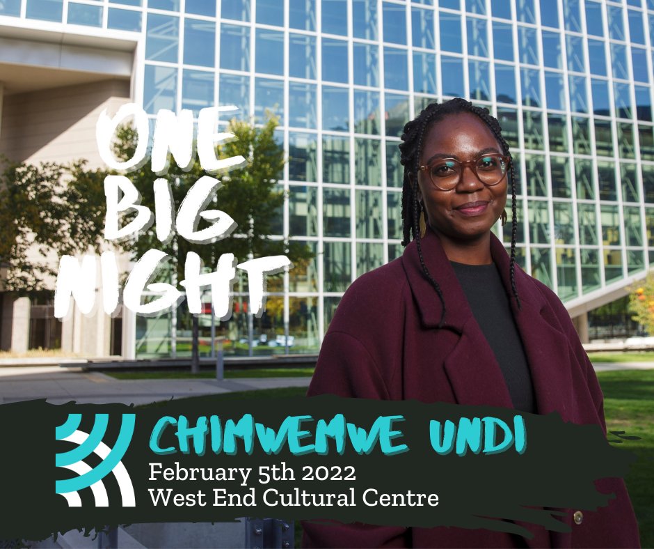 BBBSWpg's tweet photo. Do you have your tickets to One Big Night? Join us February 5th, 2022 at the @TheWECC where youβll be captivated by the eloquent and powerful prose of local poet Chimwemwe Undi!
Tickets available at https://t.co/t6Gesgub1V
#OneBigNight #BiggerTogether #IgnitePotential https://t.co/S5yn1y04v1