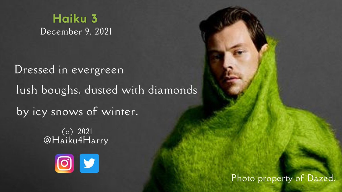 bandana_pearls's tweet photo. More inspiration from #dazed &amp; @harrystyles Poem is mine (c) 2021. Photo belongs to original creator. Harry belongs to ? Any silliness, real or implied is supplied by me (and a serious lack of caffeine). #harrystyles #dazed #fashion #poetry #writing #gender #whatgender #fandom https://t.co/Mu1ZSogqvv
