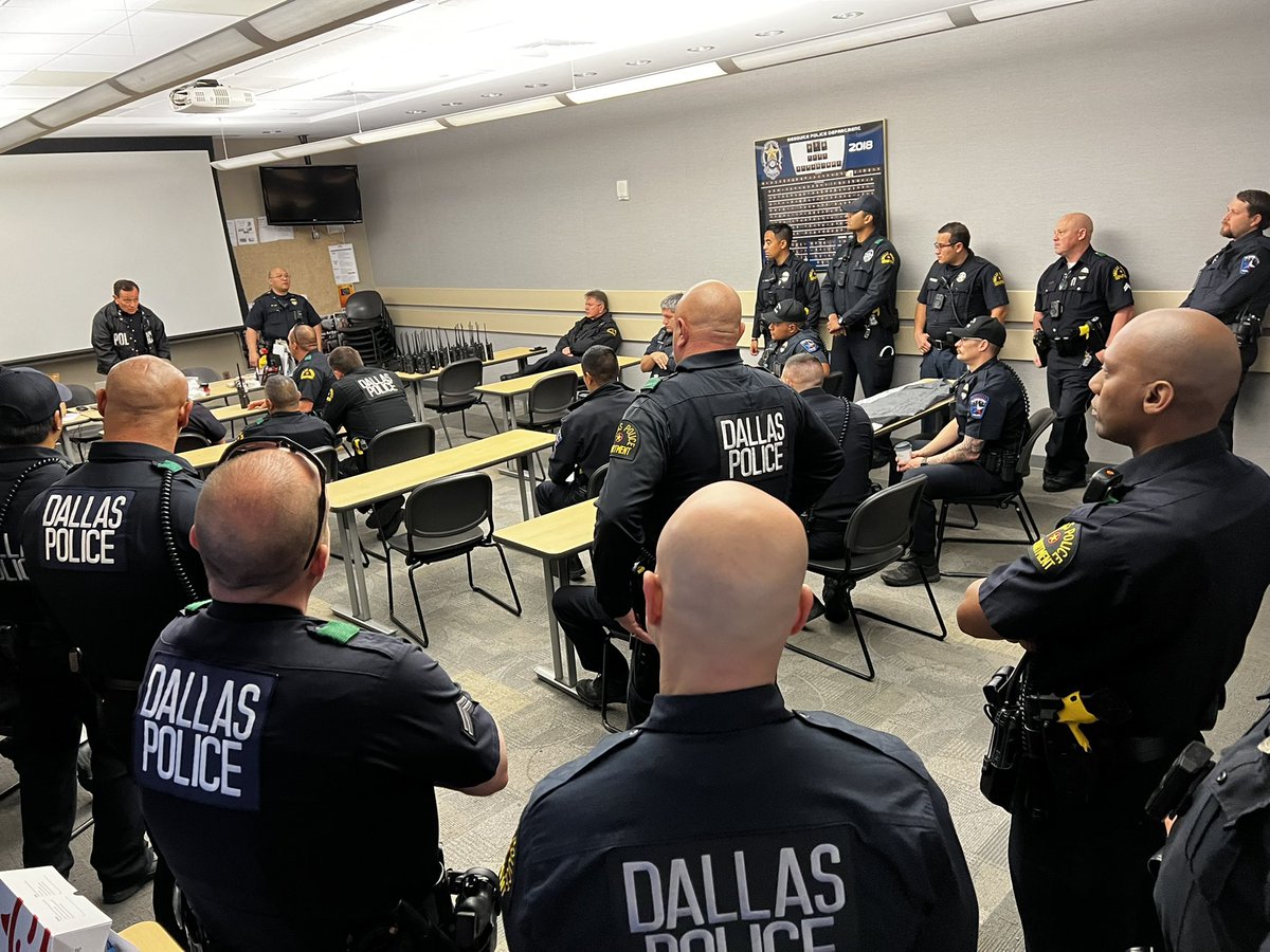 Today <a href="/DallasPD/">Dallas Police Dept</a> serves alongside our <a href="/MesquitePD_TX/">Mesquite Police Department - Texas</a> brothers and sisters in Mesquite, while their hero is laid to rest. We honor Sgt Houston by patrolling in his city today. We ARE family. THIS is what it means to wear the same patch. Rest easy brother, we’ll take it from here.