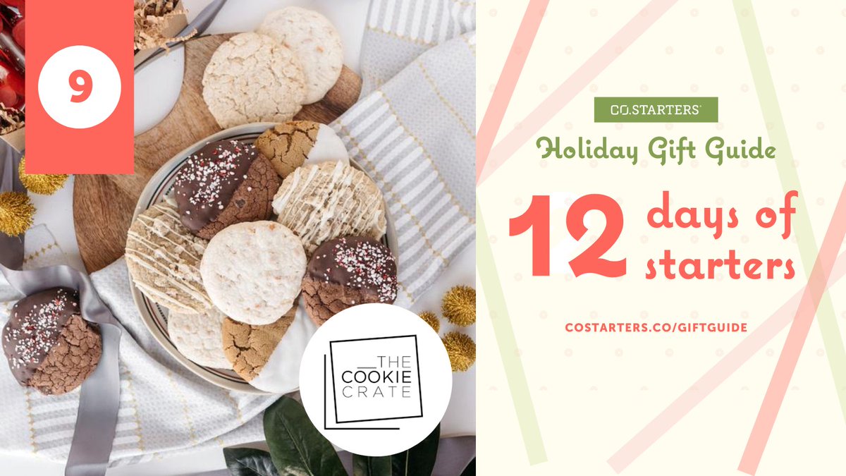 To celebrate our 9th day of #12DaysOfStarters, we’re highlighting The Cookie Crate, a boutique cookie bakery in Johnson City, TN, supported by CO.STARTERS local partners <a href="/accel_now/">AccelNow</a> and <a href="/SyncSpace1/">Sync.Space</a>!

hubs.la/Q010ryhR0

The perfect spark of holiday cheer!

#giftguide