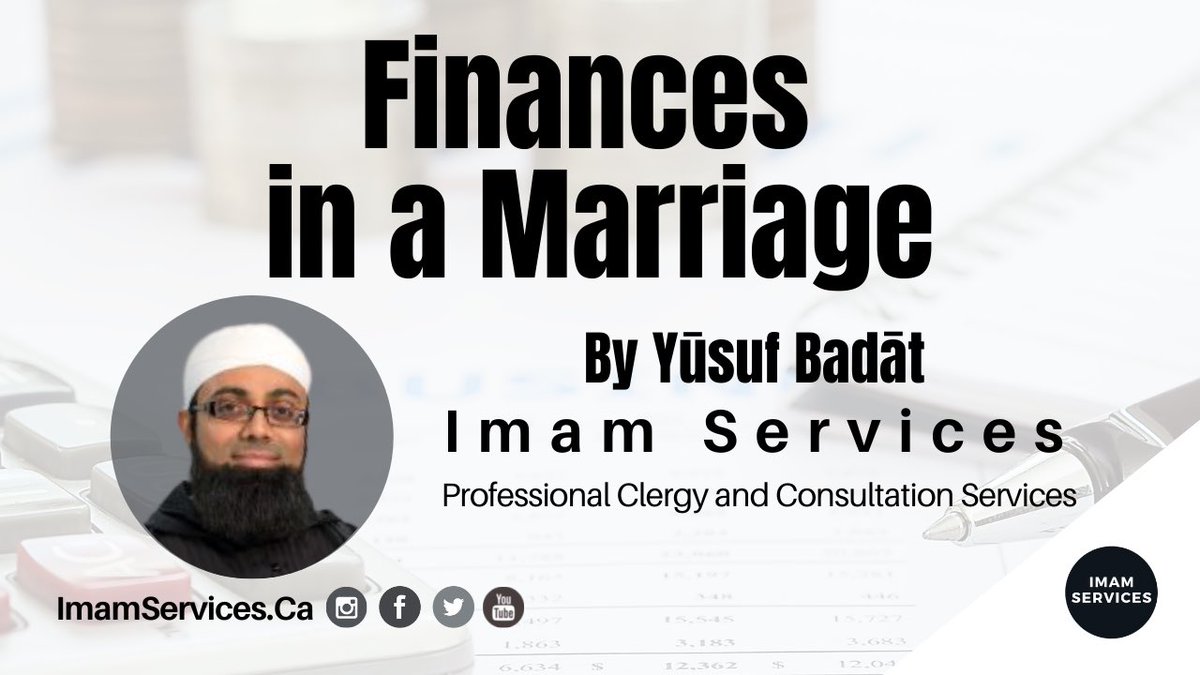 Imam_Services's tweet photo. Finances in a Marriage 

Follow link: 

https://t.co/8wHNIDEuC9 https://t.co/3nnN30Sg5P
