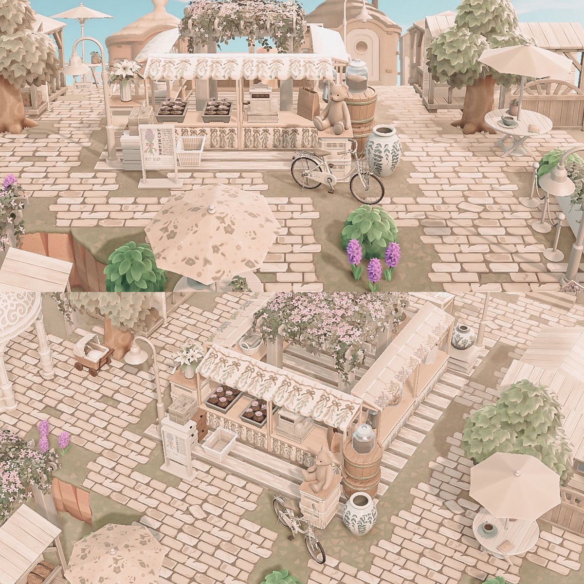 woob3e's tweet photo. market square on millefleur 💕💐✨

~~~~
#acnh #あつ森 #どうぶつの森 #ACNHDesign https://t.co/mFSsvLMR54