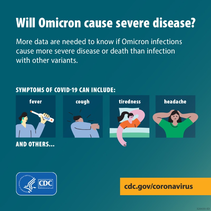 CDCgov's tweet photo. You’ve probably heard a lot about the Omicron variant of the virus that causes #COVID19.  

CDC scientists and partners are working hard to learn more about this variant.

Learn more: https://t.co/wbu65L0mgM.