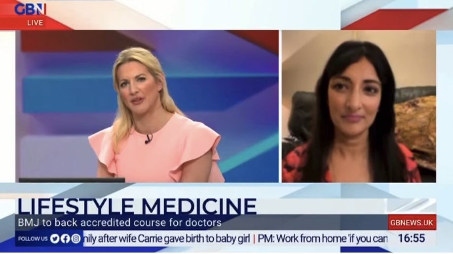 DrAseemMalhotra's tweet photo. BREAKING:

BMJ backs doctors course on lifestyle medicine 

GP Dr Angela Goyal says it’s time to stop relying only on pharmaceuticals 

Lifestyle prescriptions help reverse chronic disease AND come without side effects 

Will also save #NHS billions 

https://t.co/0RBq4WAjre https://t.co/7sRwqSN0dB