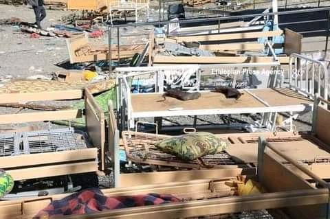 Nati23am's tweet photo. Tewodros Adhanom, a terrorist who is supporting the TPLF while working as the director of the World Health Organization, is destroying a hospital.
#NoMore 
#ethopiaprevails https://t.co/DneLryZOJH