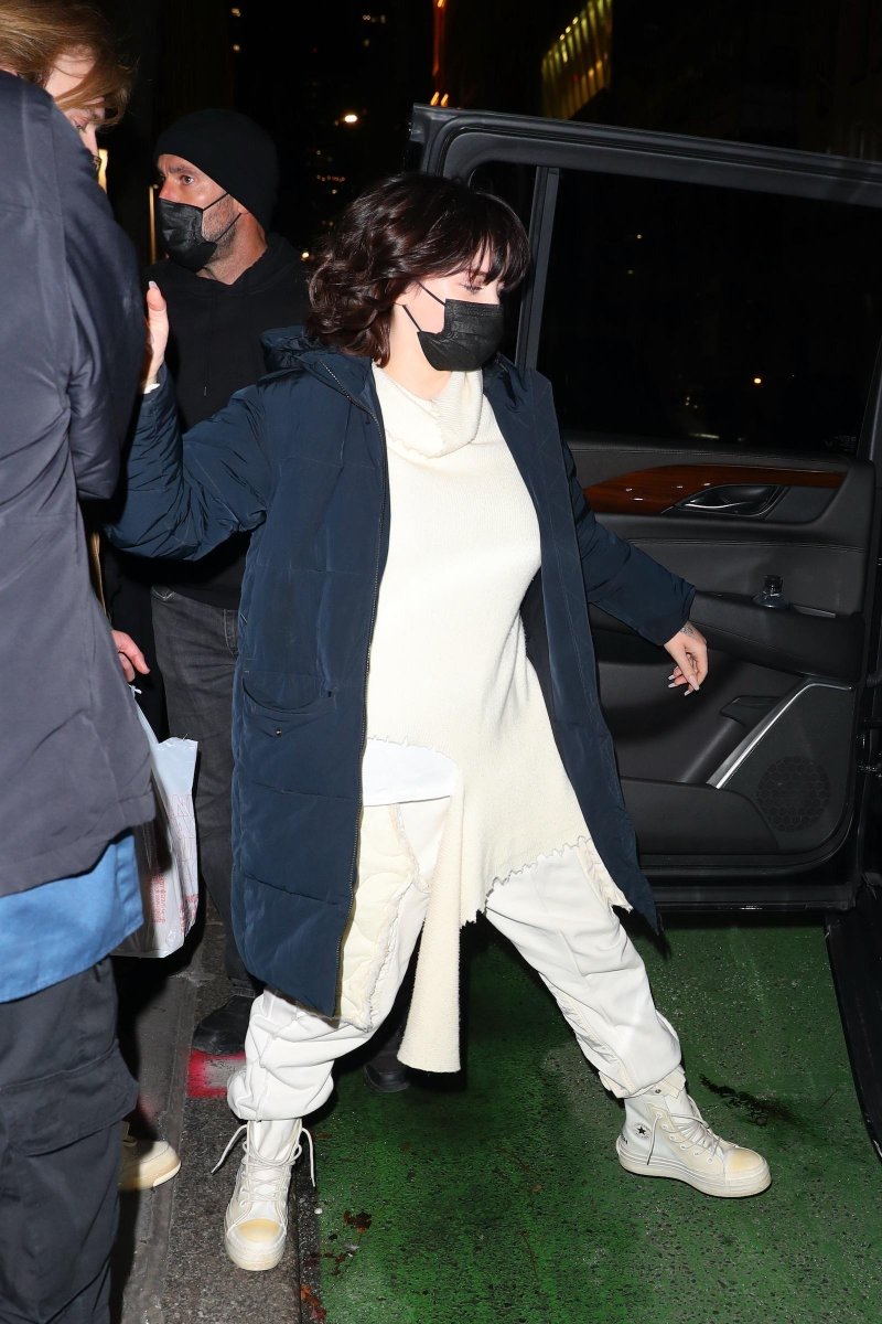 billiesource's tweet image. Billie leaving NBC studios in New York on Tuesday