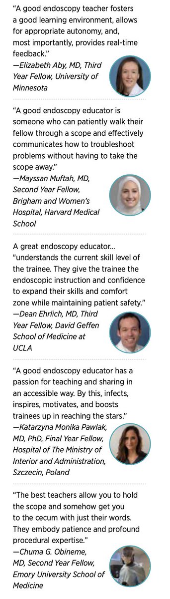 5/5 Fellows 👨‍🎓👩‍🎓
🌠Passion for teaching &amp; sharing in an accessible way. 
🌠🌠Get you to the cecum with just their words🌠🌠
THE END/