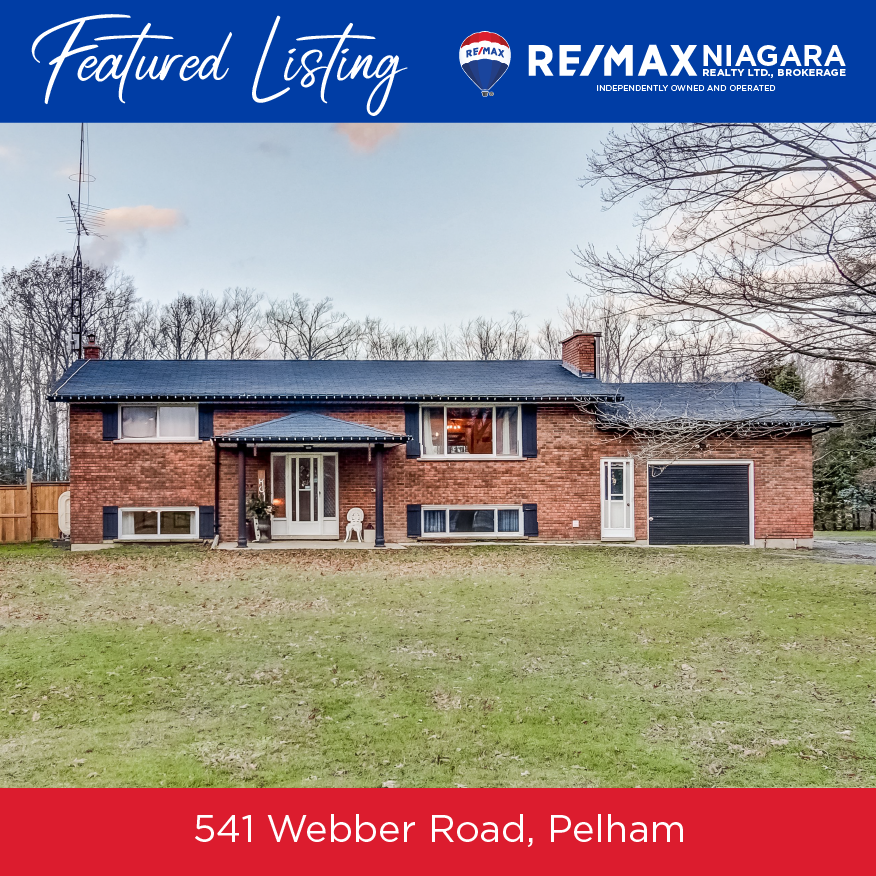 📍 Today's Featured Listing  🏡

541 Webber Road, Pelham
Eric Panetta, Sales Representative

▪️ 2+1 Bed 2 Bath
▪️ 1,082 sq.ft.
▪️ $999,900

For more details visit: ow.ly/n3No50H7cN2 
Contact Eric Panetta at 905-732-4426