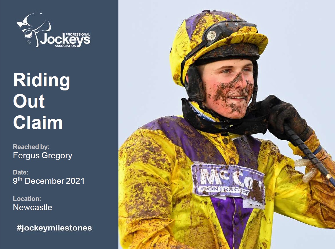 The PJA (@pjaofficial) on Twitter photo 🏅Congratulations to <a href="/Fergus_gregory2/">fergus gregory</a> who has ridden out his claim at <a href="/NewcastleRaces/">Newcastle Racecourse</a> today with a winner on Lupus Regem for <a href="/o_j_murphy/">Olly Murphy</a>
Well done Fergus, a brilliant milestone! 👏
#jockeymilestones #winning #keepkicking 🏅Congratulations to <a href="/Fergus_gregory2/">fergus gregory</a> who has ridden out his claim at <a href="/NewcastleRaces/">Newcastle Racecourse</a> today with a winner on Lupus Regem for <a href="/o_j_murphy/">Olly Murphy</a>
Well done Fergus, a brilliant milestone! 👏
#jockeymilestones #winning #keepkicking