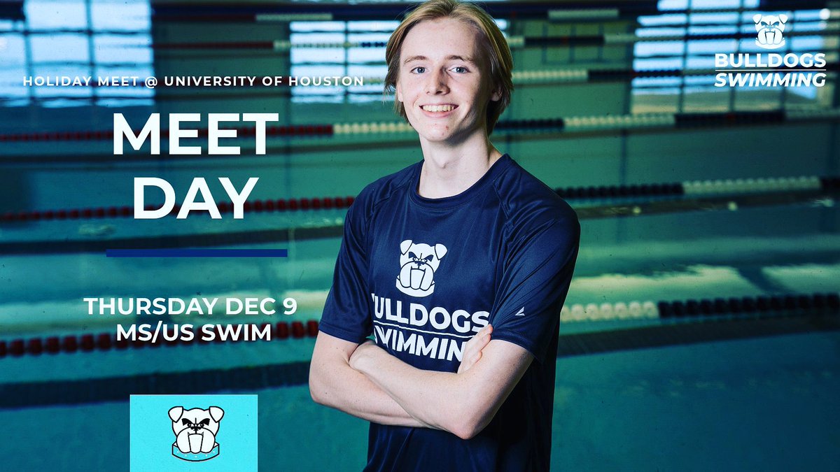 BISH_Bulldogs's tweet image. 🏊MEET DAY🏊♀️ Good luck to our swimmers competing in the Holiday Meet located at: @universityofhouston
#GoBulldogs