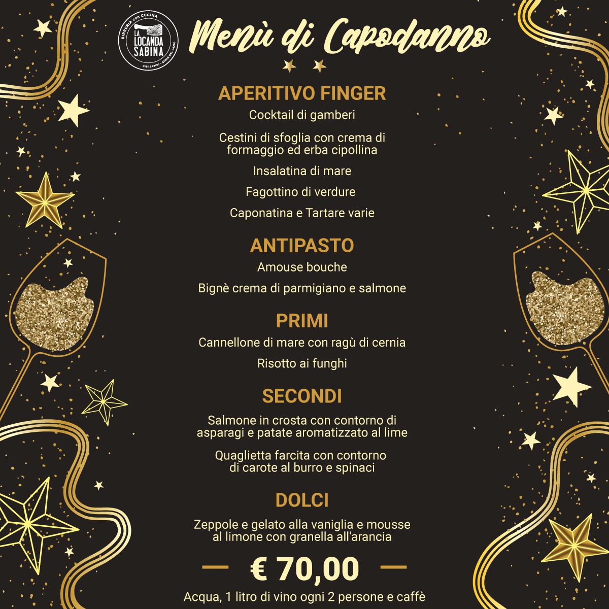 dabraciola's tweet photo. A voi il menu' del veglione di Capodanno 🎇

#veglione #capodanno #HappyNewYear #palombara #palombarasabina https://t.co/16C8CKrDh3