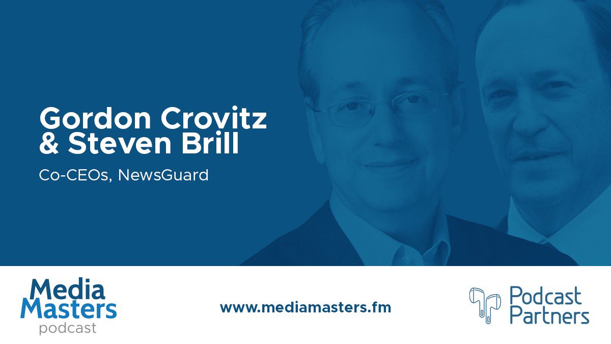 New podcast! 🎉

Fighting on the frontline against fake news – tackling misinformation, and rating the trustworthiness of over 7,000 news providers

🎧 Listen: mediamasters.fm/gordon-crovitz…
