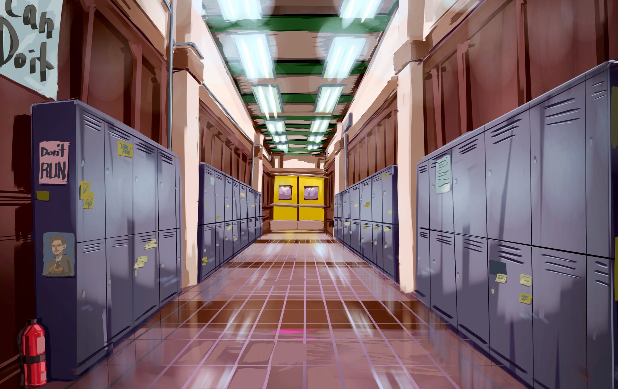 ゆーもむ 海外の学校の廊下 ライフイズストレンジより イラスト イラスト好きさんと繋がりたい お絵描き 絵描きさんと繫がりたい 模写 背景 背景イラスト 神絵師に埋もれちゃってる絵師です ライフイズストレンジ T Co Mw3bhjbwvx Twitter