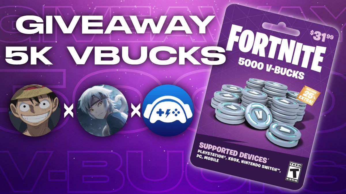 kkwetFN's tweet image. 🎁SORTEO DE 5.000 vbucks🎁 

5 GANADORES 🏆
Para participar:
• Retweet
• Seguir a @roccino3 , @MrBigsGaming y a mí  

No quiero que nadie se quede sin su Pase de Batalla😁

Termina en 48 horas.