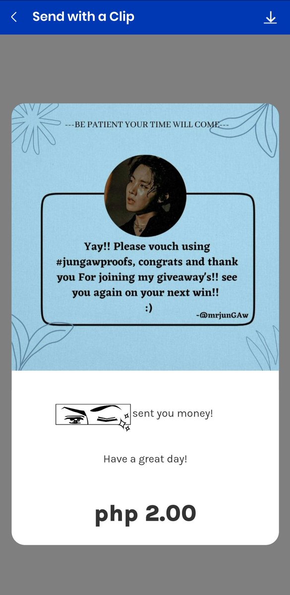 H4NN1BUNCH's tweet photo. thank you for having this giveaway @mrjunGAw, @WclaimGa and for sponsoring @JUNGWONIEEEEE19 π₯° hoping for more blessings and sponsors to come β£
#jungawproofs
#jungAw https://t.co/nIkAsVZcjt