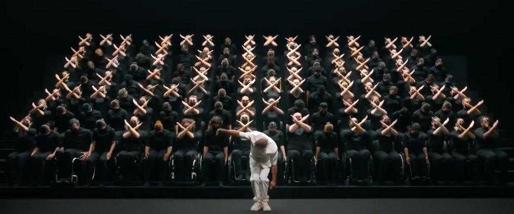 markustv's tweet photo. #MillionDollarBabies #75 @Promax_Global Perfectly inclusive motion-poetry by choreographer @SadeckWaff for #Paris2024 https://t.co/Vy0IMKe7lh https://t.co/crM8Ro2XR2