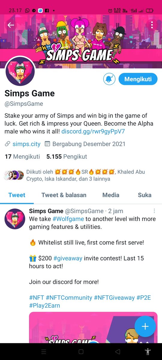TwinsBoy121's tweet photo. @ladyincrypto @SimpsGame Bismillah https://t.co/E5UsSU4RTg